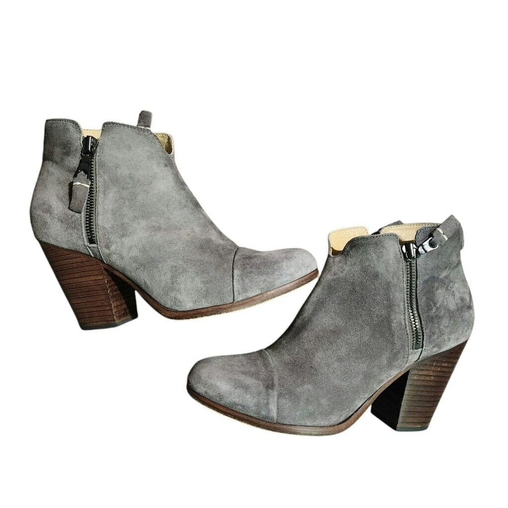 Women's Rag & Bone Suede Boots Size 37.5 Made in Italy - Picture 3 of 12